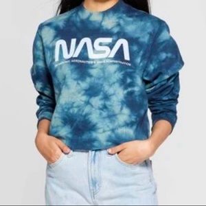 nasa cropped sweater